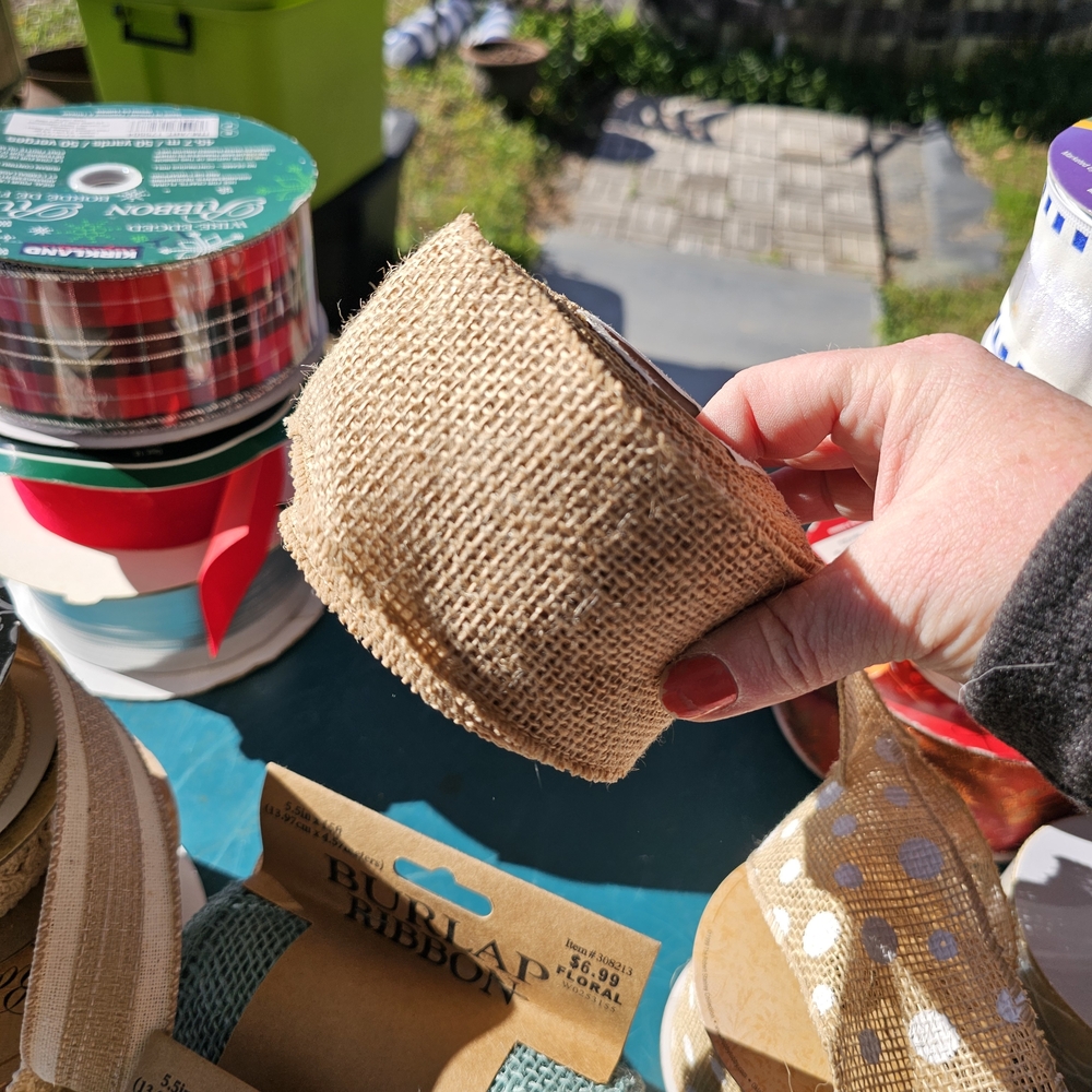 Assorted Burlap and Decorative Ribbons - Picture 9 of 11